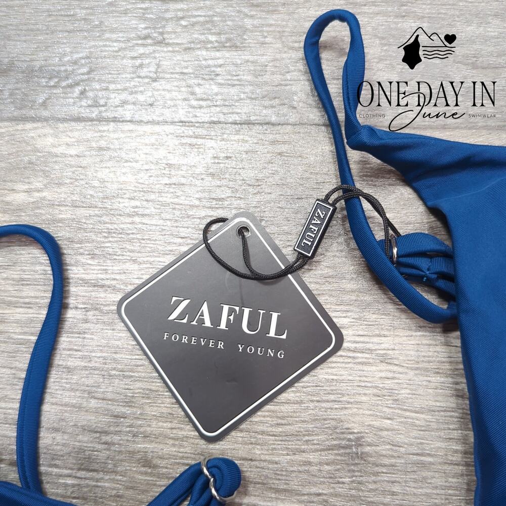 Zaful Moderate Coverage Bikini Swimsuit Size M - Picture 3 of 6